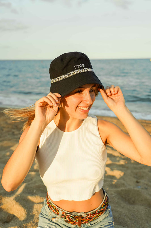gorro negre cinta