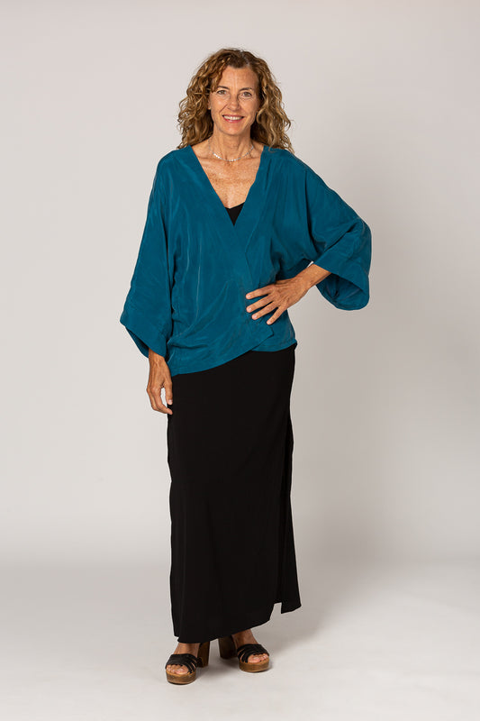 kimono color verde